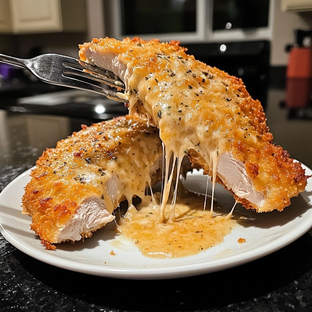 Hähnchenbrust mit Parmesan