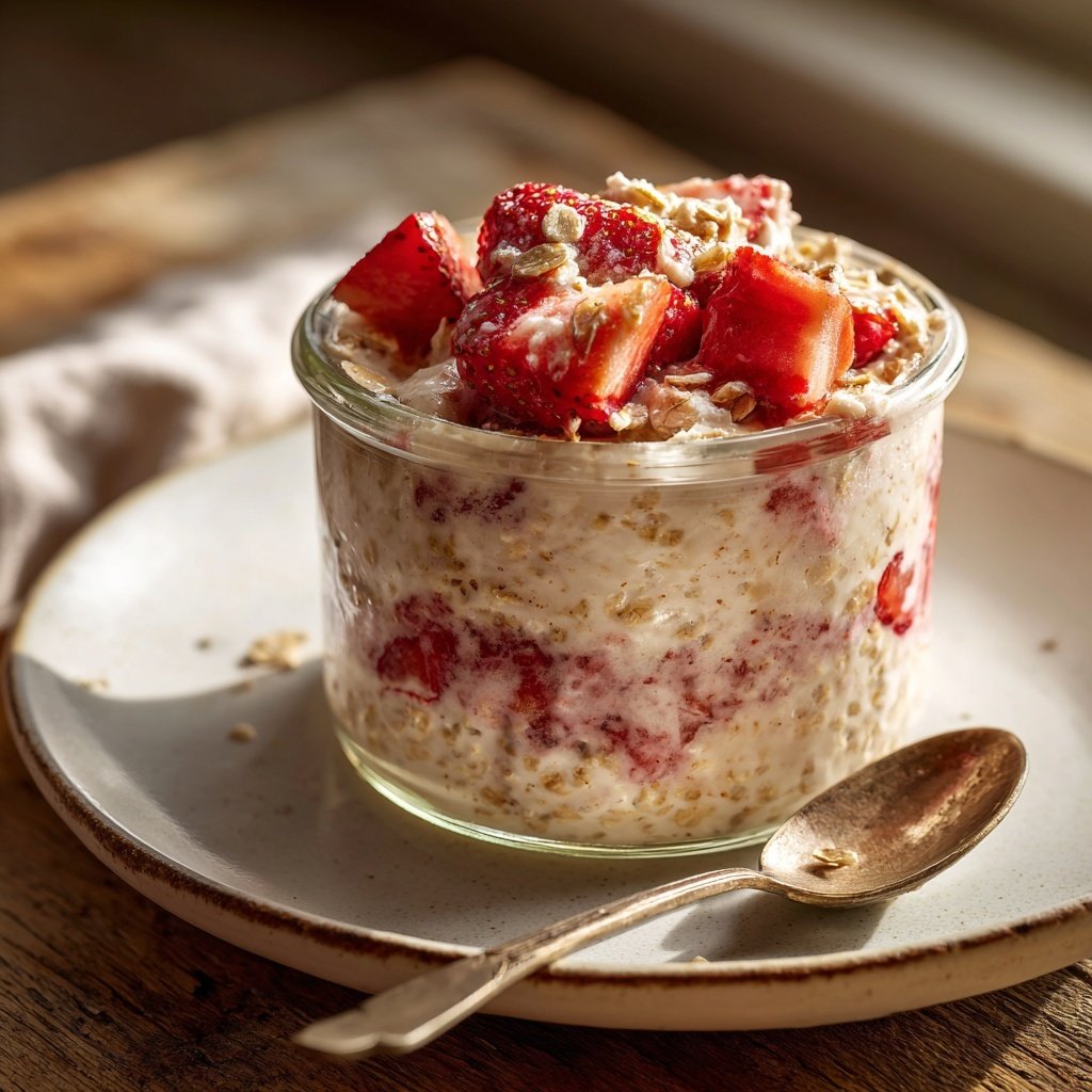 Erdbeer Overnight Oats