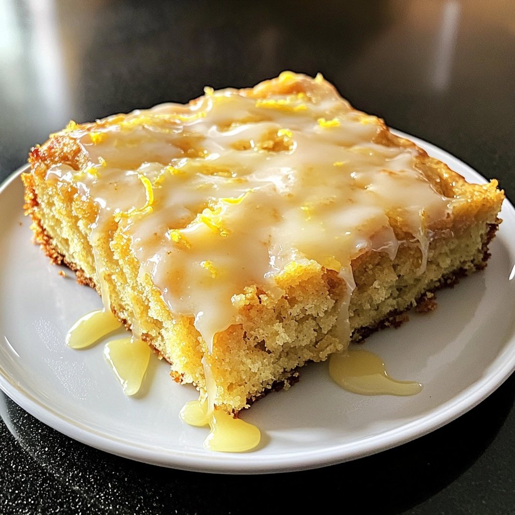 Zitronenkuchen saftig