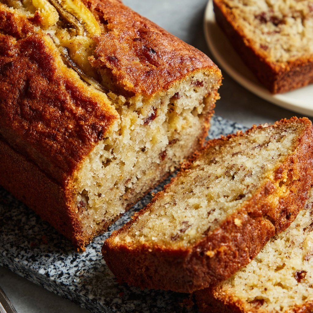 Bananenbrot mit Kokosmilch