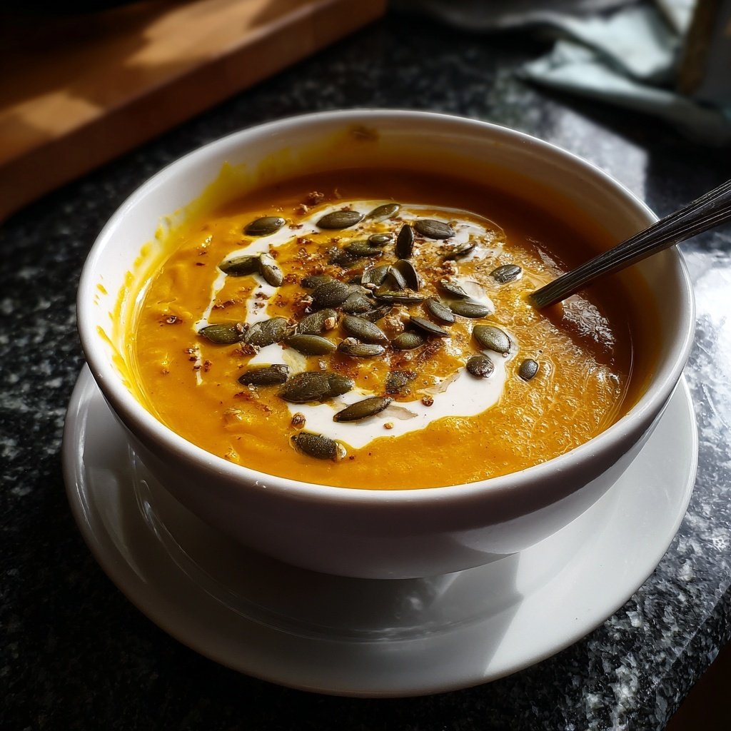 Kürbissuppe aus dem Ofen