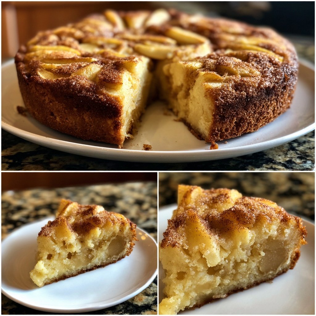Gesunder Apfelkuchen ohne Zucker