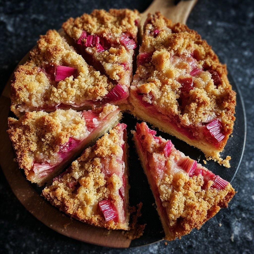 Streuselkuchen Mit Rhabarber