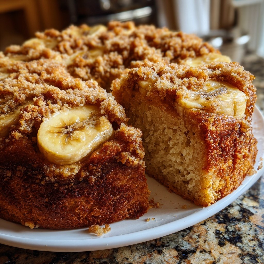 Bananenkuchen mit Zimtstreuseln