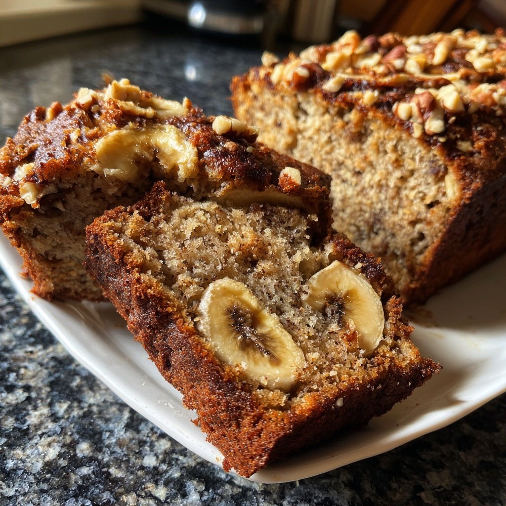 Bananenbrot mit Haselnüssen