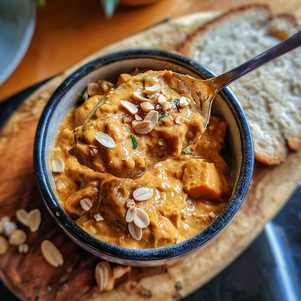 Erdnusscurry mit Süßkartoffeln