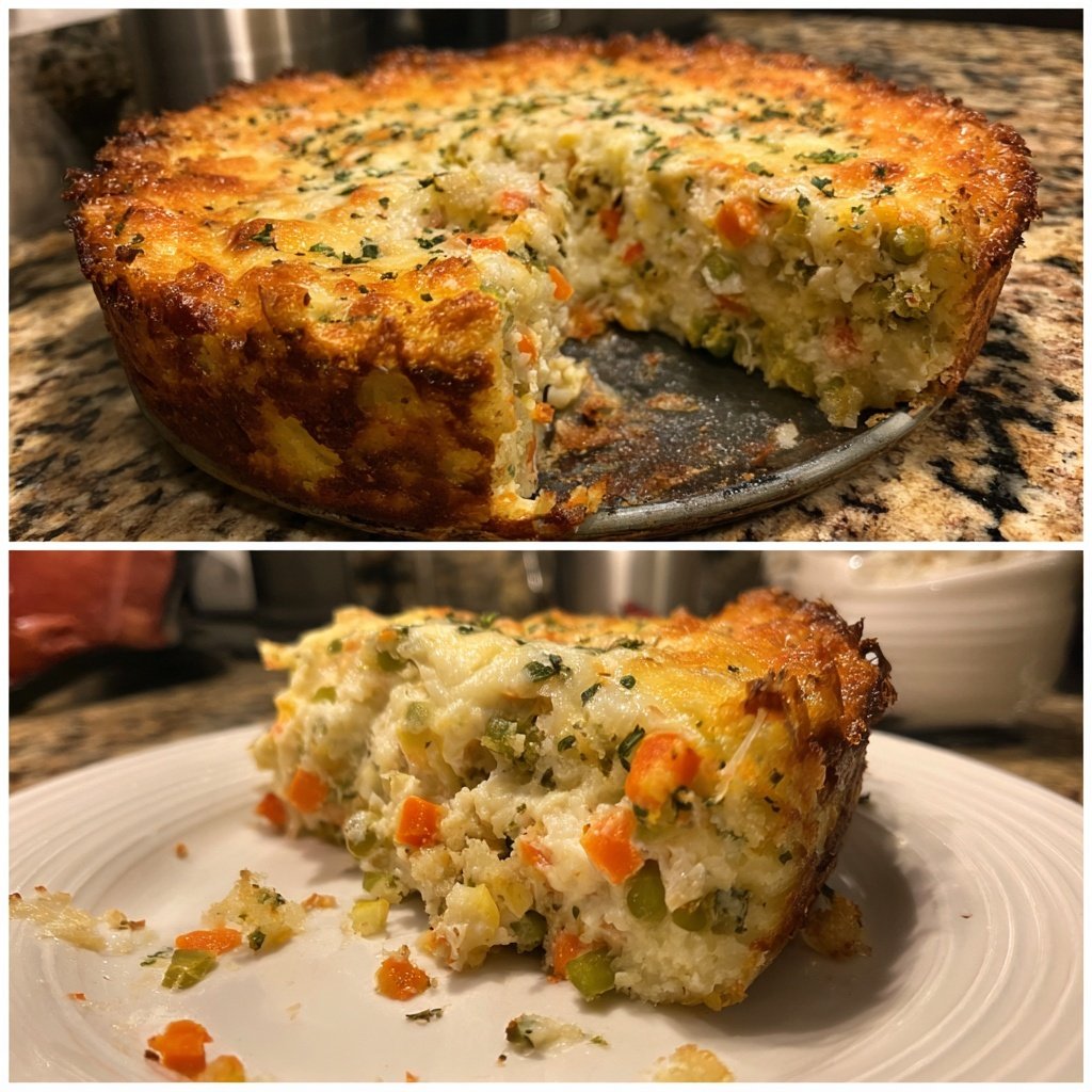 Abendessen mit Reisauflauf