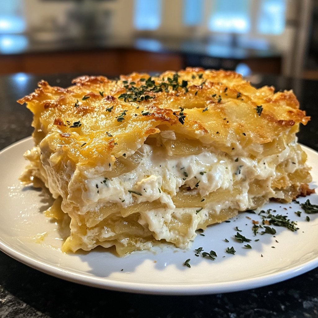 Kartoffelgratin mit Sahne