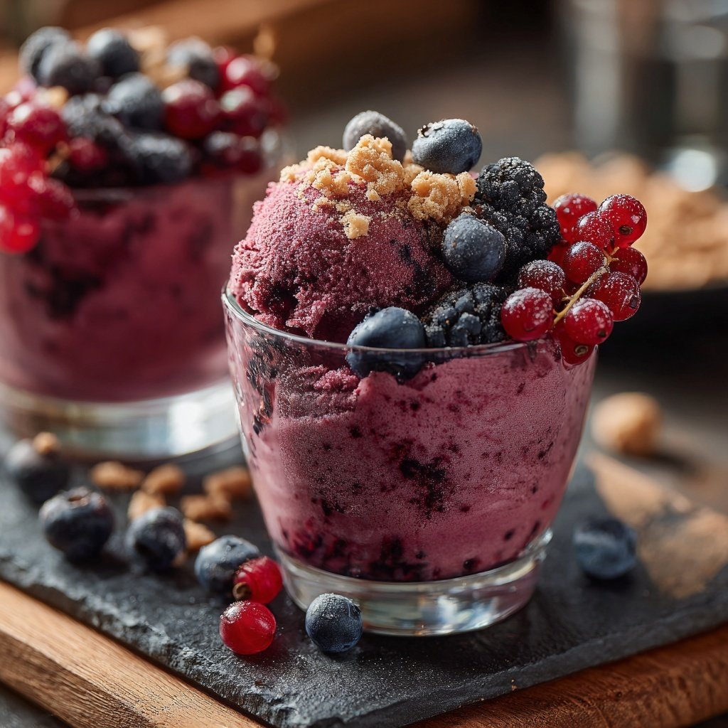 Eis Selber Machen Mit Beerenmix