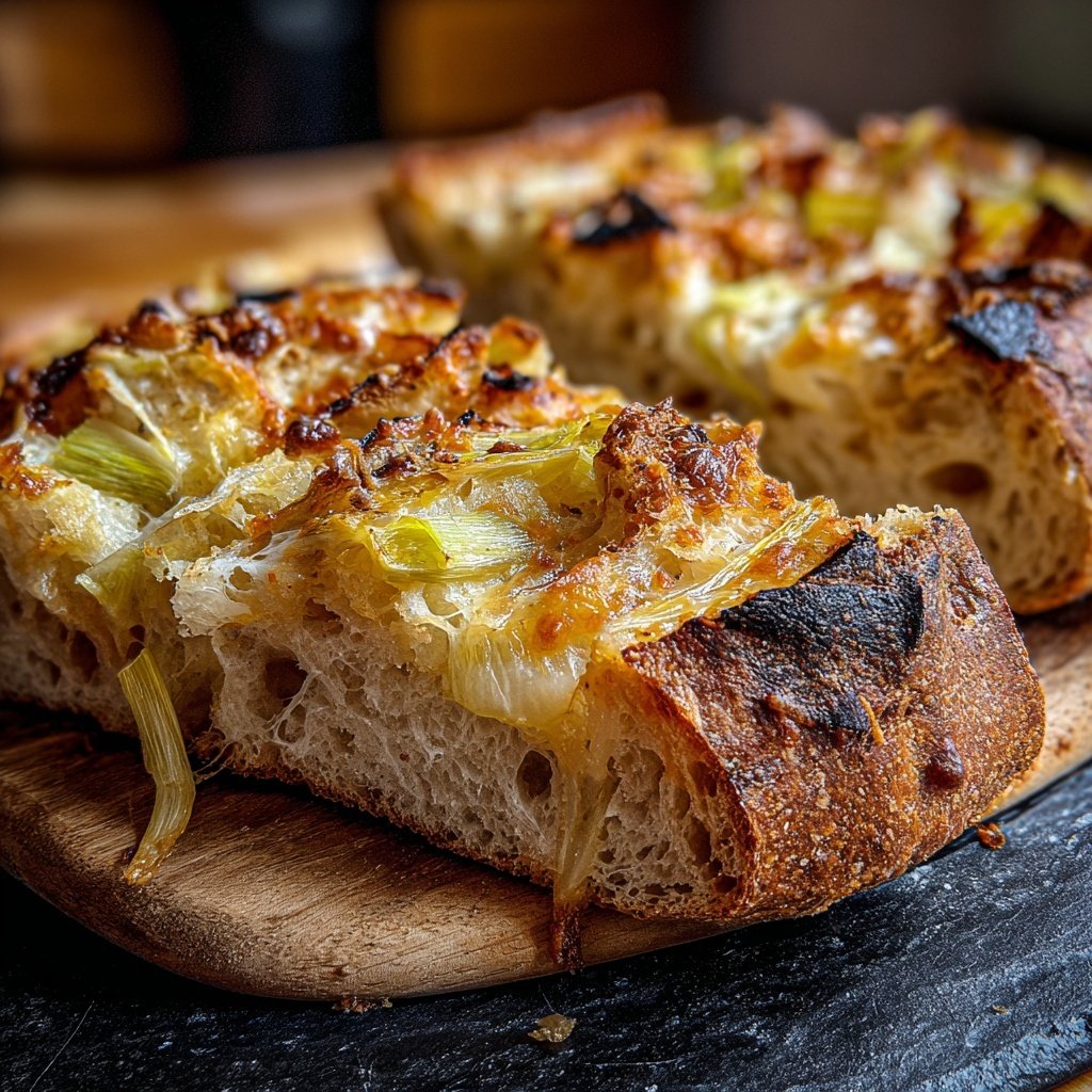 Zupfbrot Mit Lauch Und Käse